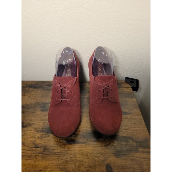 Vionic Maura 385 Heeled Oxford Lace Ankle Boots Wmn 9.5 Witchcore Victorian - Picture 1 of 8